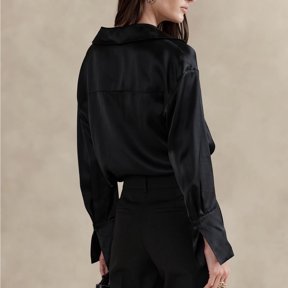 Banana Republic Bliss silk resort shirt - Picture 3 of 6